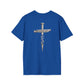 T-Shirt — 'Get Down' Cross & Nail Graphic