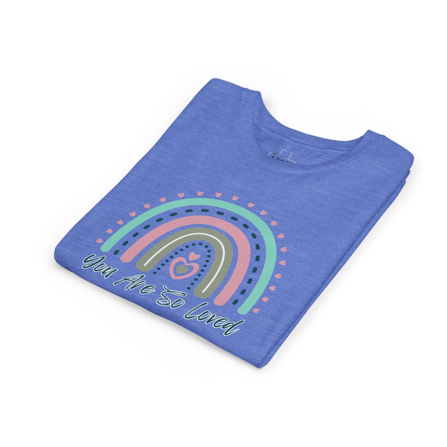 BELLA CANVAS-Youth Tee — Pastel Rainbow “You Are So Loved” Kids T‑Shirt