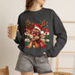 GILDAN - Cute Christmas Reindeer Crewneck Sweatshirt