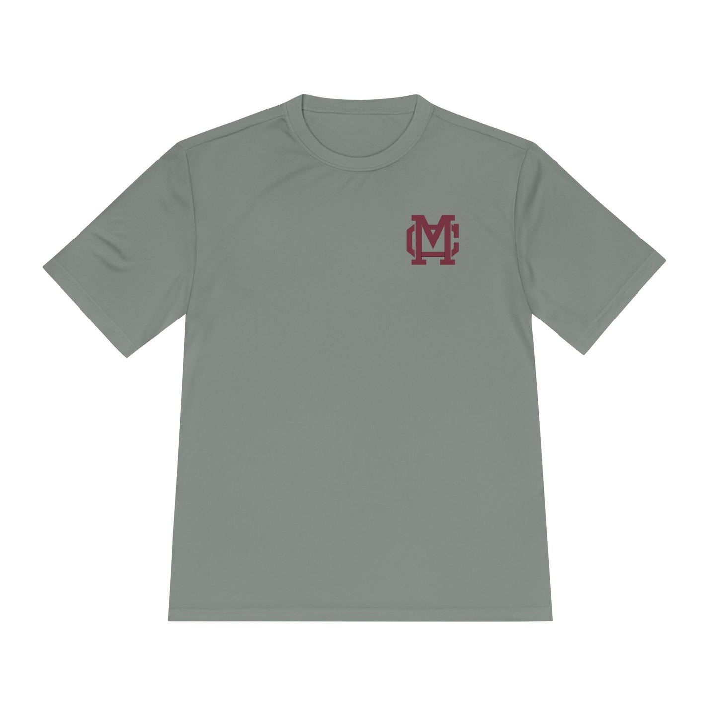 Moisture-Wicking Performance Tee with Maroon MC Chest Logo