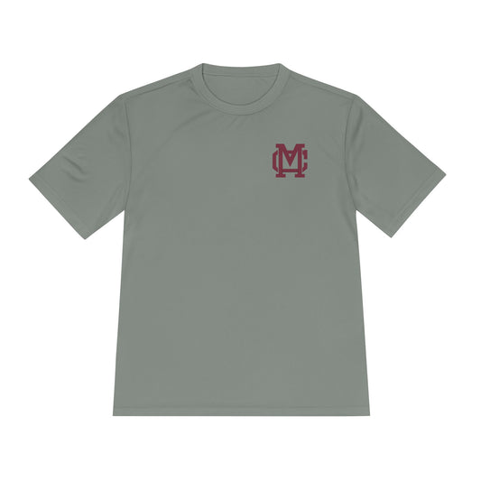 Moisture-Wicking Performance Tee with Maroon MC Chest Logo