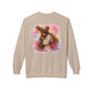 Christian Sweatshirt — Jesus Carrying Cross Crewneck (Faith Over Fear)