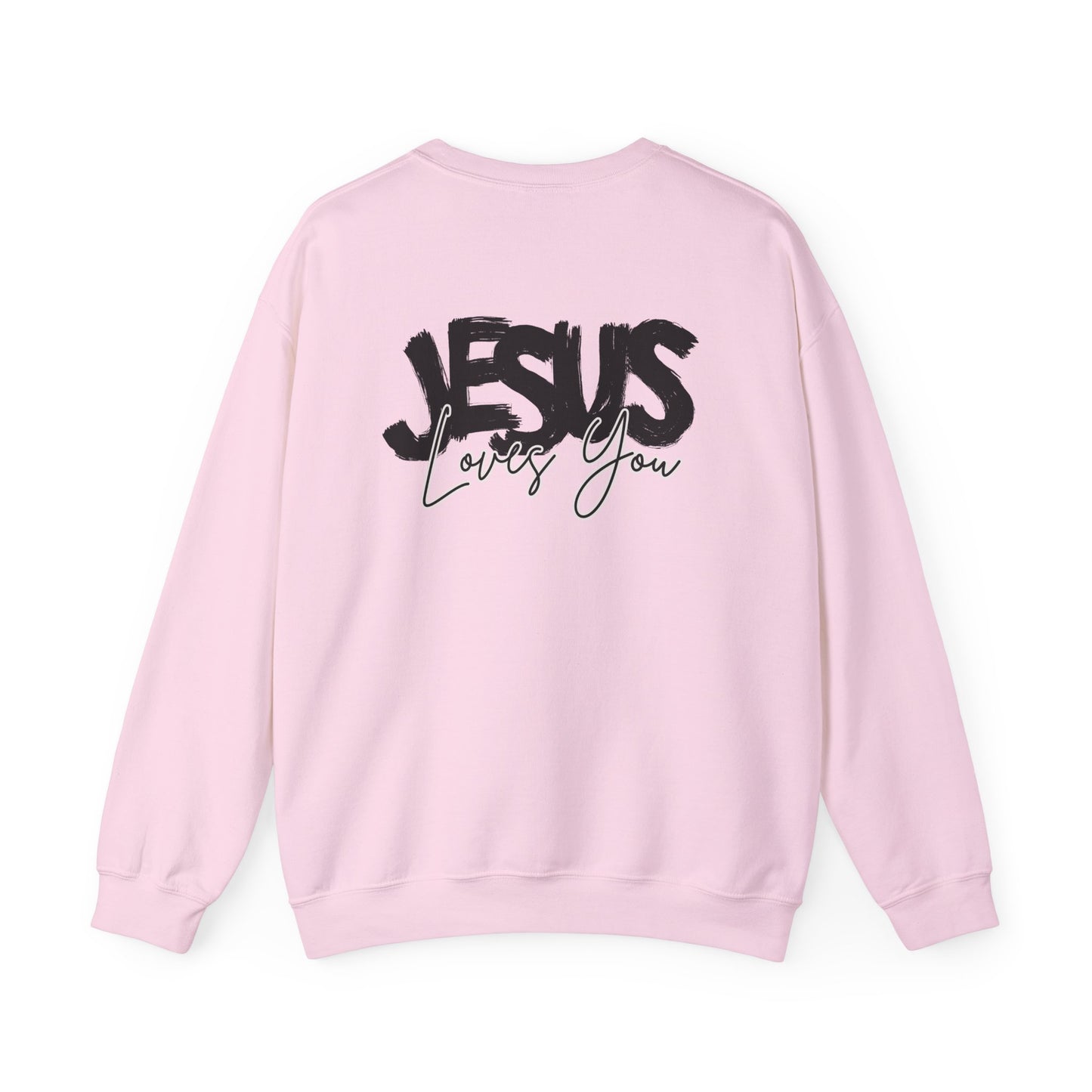 JESUS LOVES YOU NEUTRAL ADULT SWEATSHIRT