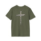 T-Shirt — 'Get Down' Cross & Nail Graphic