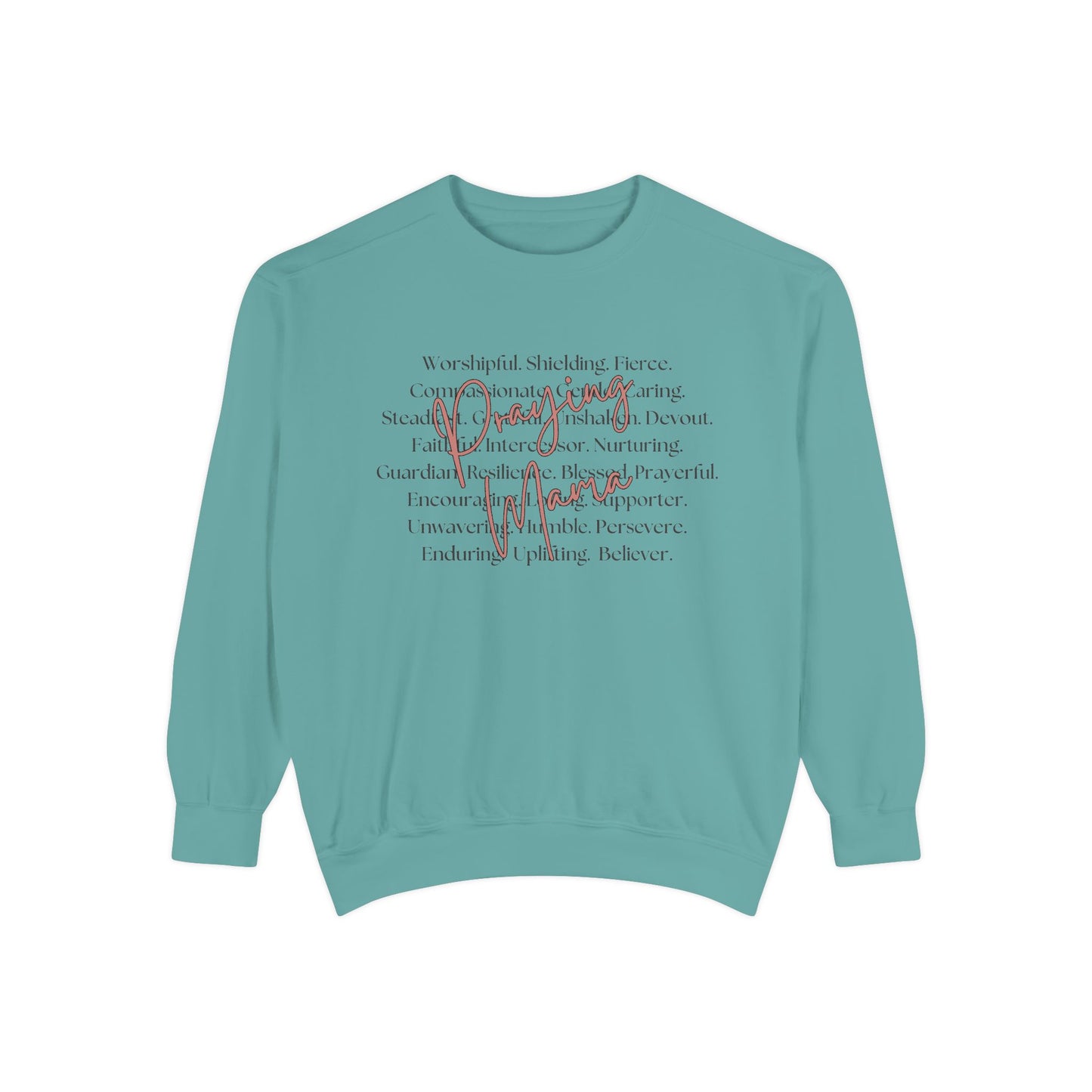 COMFORT COLORS - Peace Script Sweatshirt — Inspirational 'Peace' Typography Crewneck