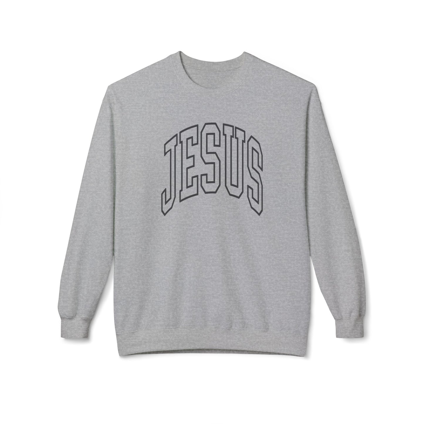 Jesus Arch Logo Sweatshirt — Christian Crewneck Pullover