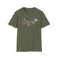 Cougars Script T-Shirt — Retro Pink Heart Team Tee
