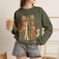 GILDAN - Give Thanks Thanksgiving Bow Sweatshirt