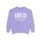 COMFORT COLORS - Classic White Sweatshirt — Garment-Dyed Cozy Crewneck
