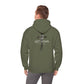 GET DOWN IN THE GOSPEL ADULT HOODIE GREEN CAMO CROSS