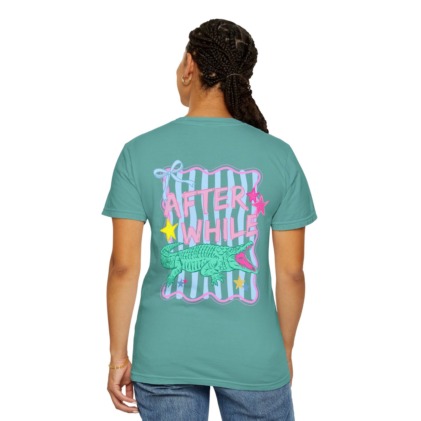 COMFORT COLORS - After While Crocodile T-Shirt — Pastel Retro Graphic Tee