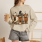 GILDAN -Halloween Dogs Crewneck Sweatshirt — Cute Witch, Ghost & Pumpkin Puppy Design