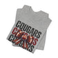 BELLA CANVAS - Cougars Football Tee – Vintage Stacked Design with Football Bow
