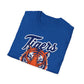GILDAN -Tigers Graphic T-Shirt — Vintage Tiger Head Sports Tee