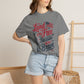 COMFORT COLORS - Land of the Free Because of the Brave T-Shirt — Patriotic Statue of Liberty Graphic Tee