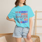 COMFORT COLORS - She Loves Jesus and America Too T-Shirt — Patriotic Christian Tee for Women (July 4th)