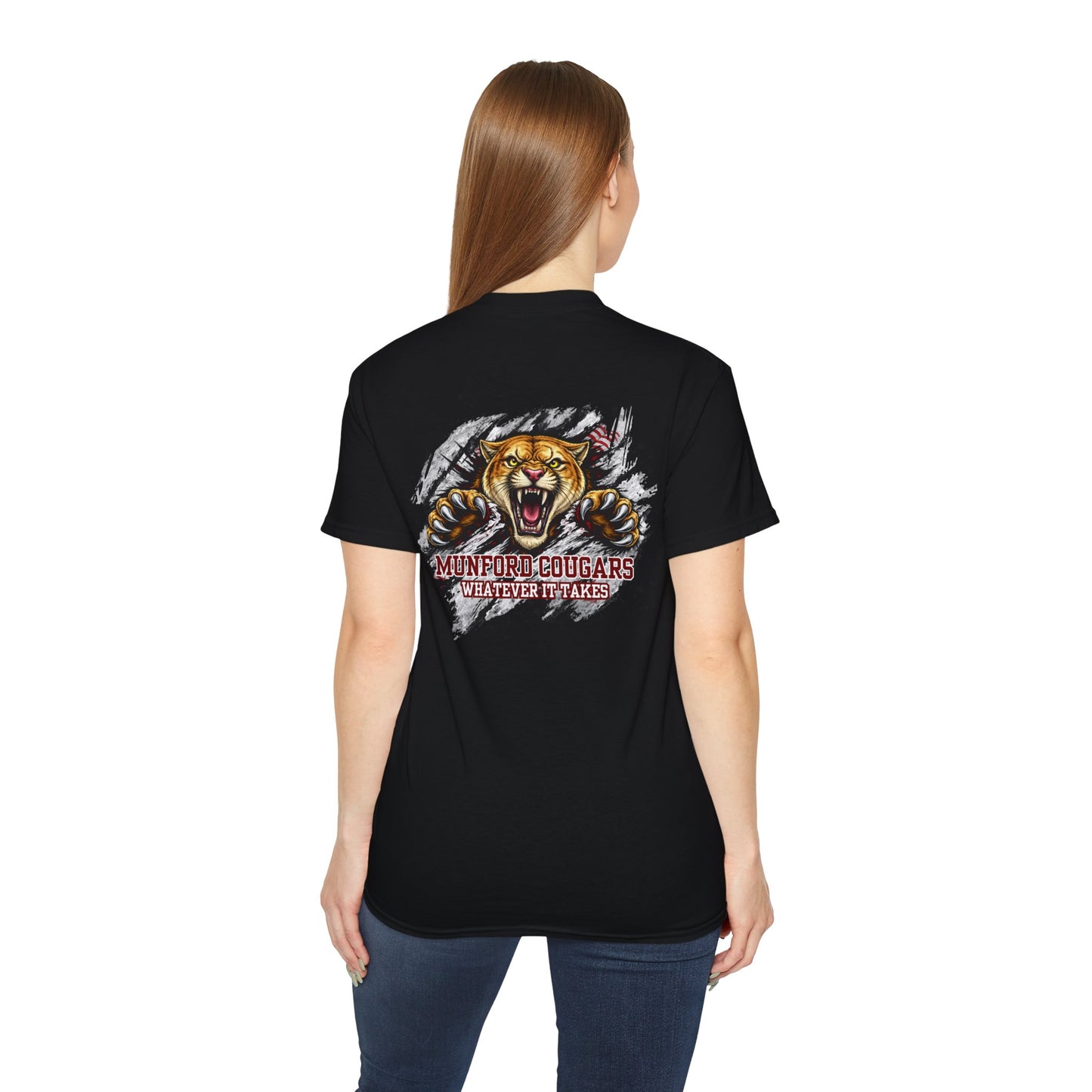 Munford Cougars Roaring Mascot T-Shirt — School Spirit Tee