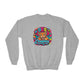 GILDAN - Youth Crewneck Sweatshirt — Vibrant 'DES Cougars' Mascot Graphic