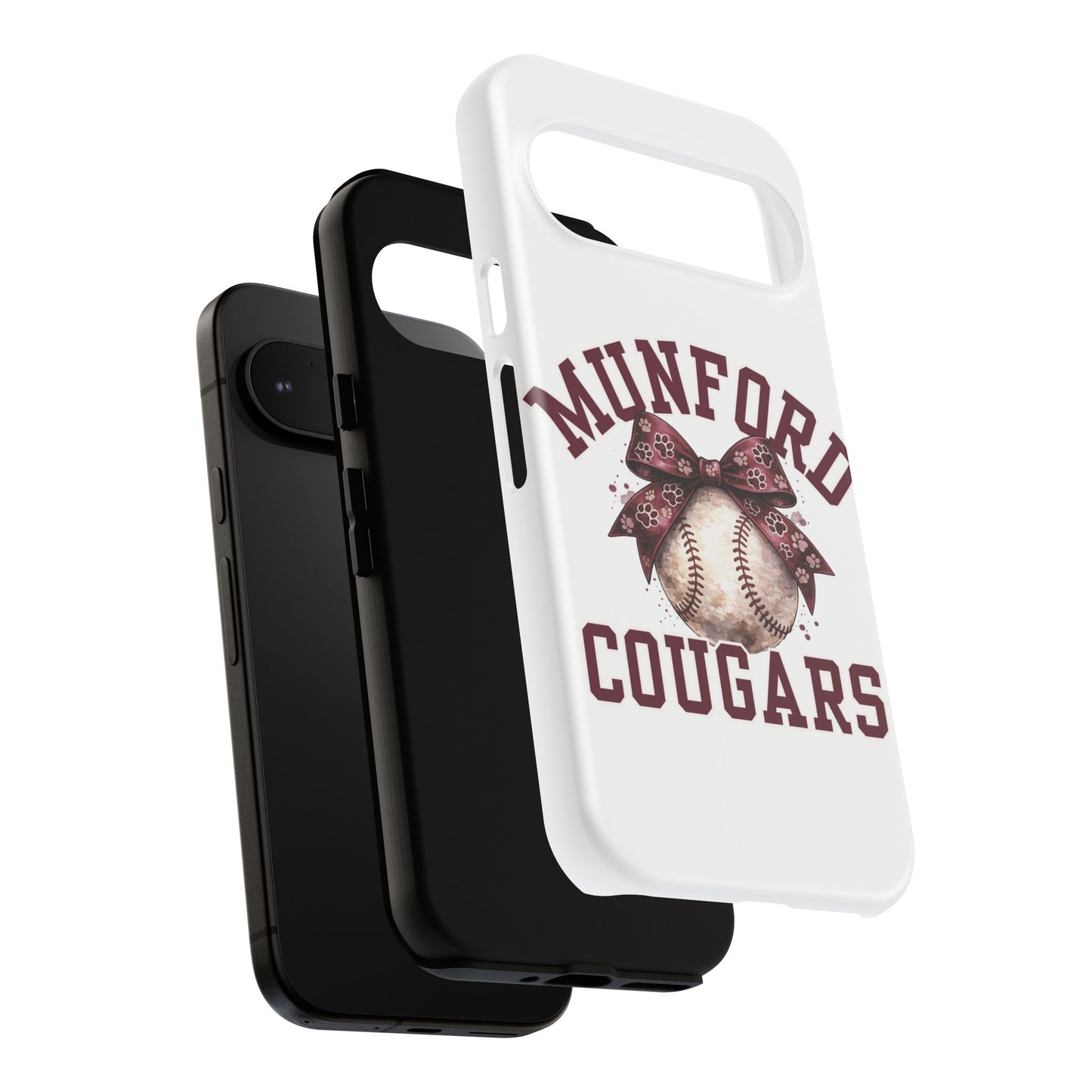 *** NEED TO PERSONALIZE THIS ? - DO NOT PURCHASE THIS ITEM - EMAIL ME @REFININGFAITHCOMPANY@GMAIL.COM - Munford Cougars Baseball Phone Case - Tough Cases Sports Team Phone Cover
