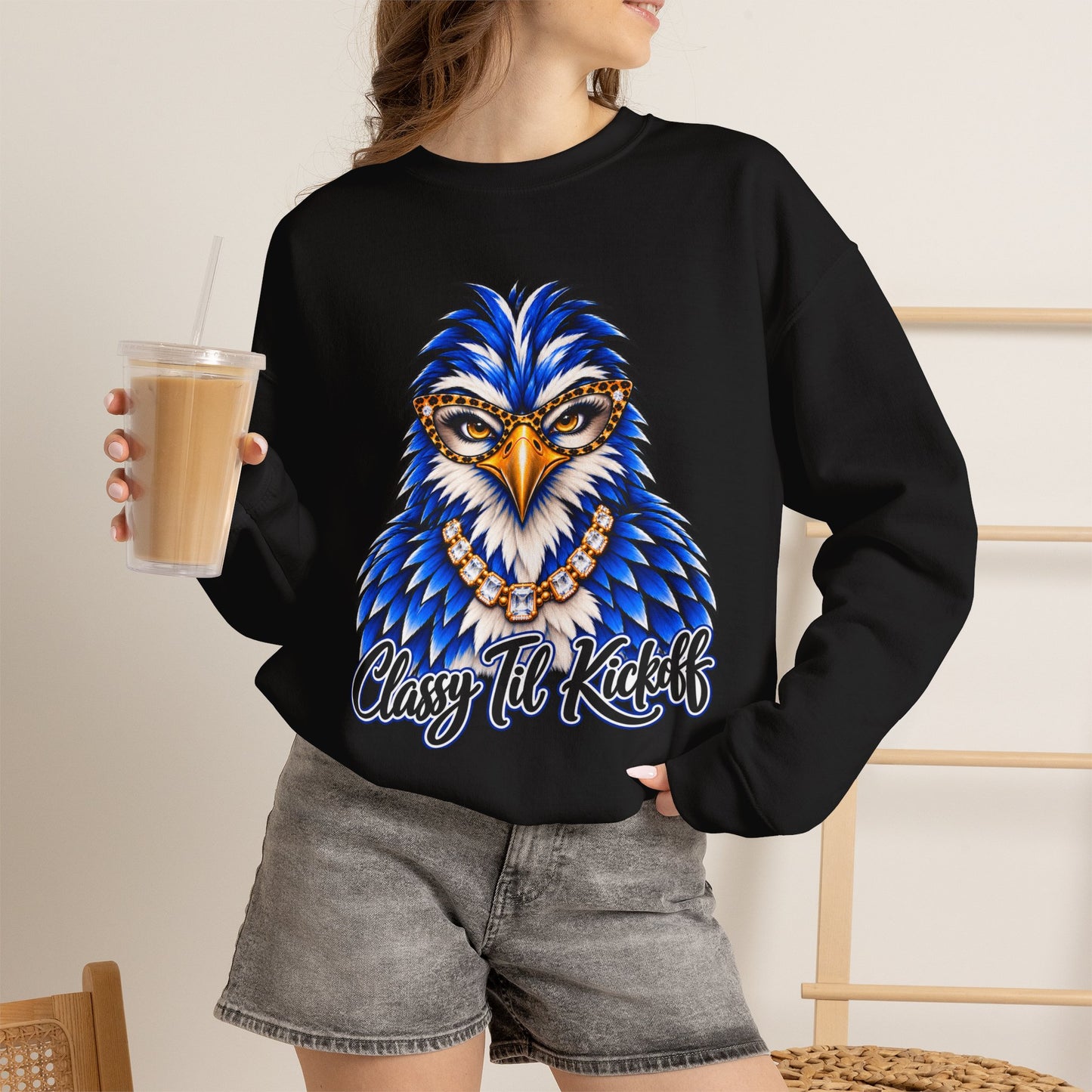 GILDAN - Classy ’Til Kickoff Owl Sweatshirt