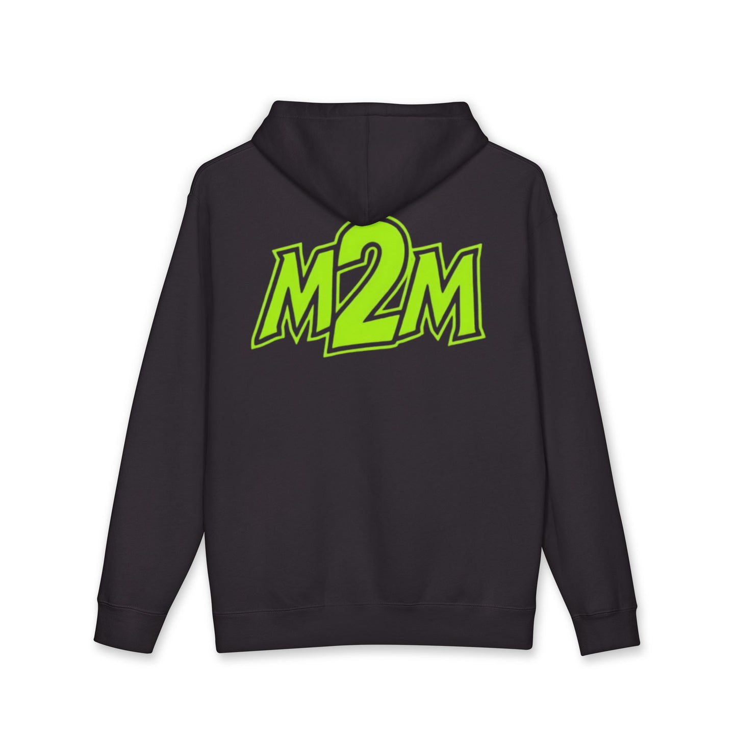 *** SPECIAL ORDER - JENNIFER KEITH - M2M Neon Logo Hoodie – Bold Green Graphic Pullover