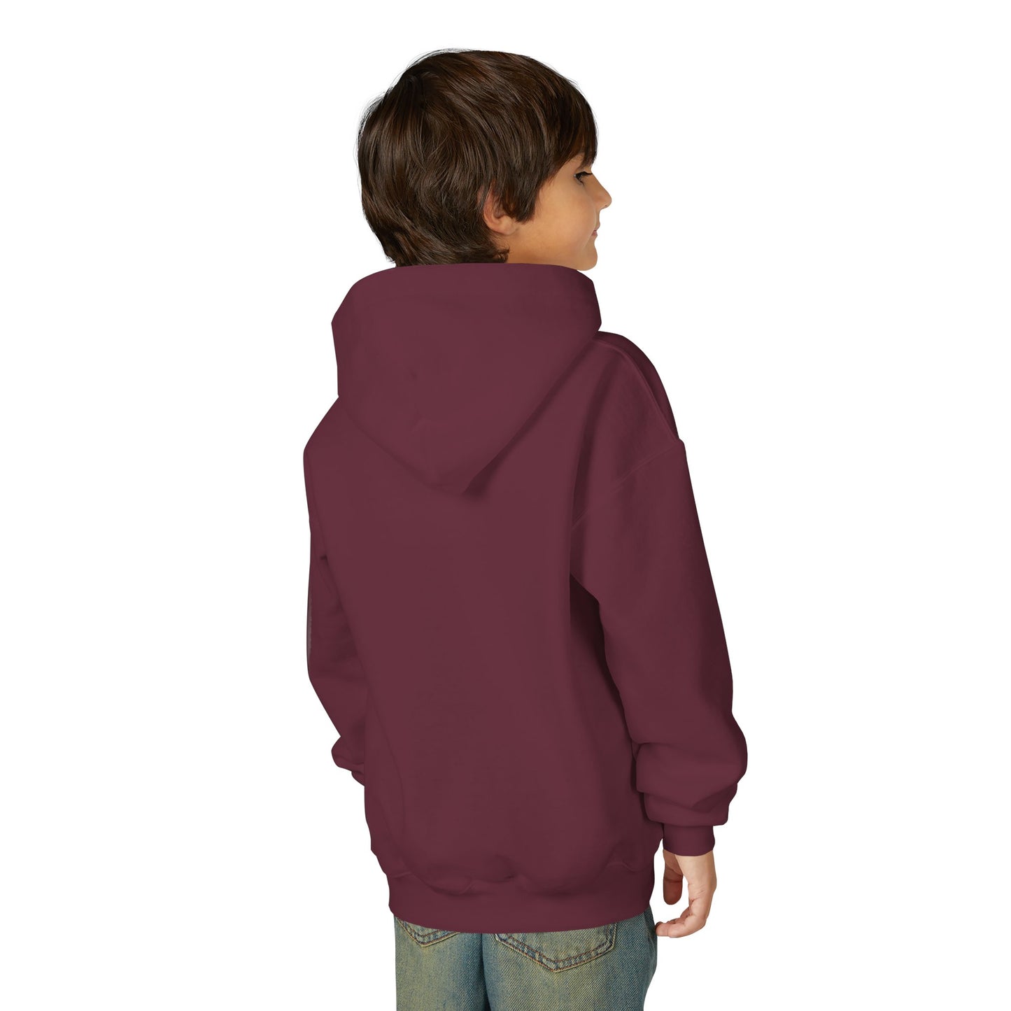 YOUTH COUGARS HOODIE WHITE FONT