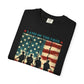 COMFORT COLORS - Veteran Tribute T-Shirt — "Land of the Free Because of the Brave" Patriotic Tee