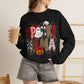 GILDAN - Spooky Mama Sweatshirt – Cute Halloween Ghost & Pumpkin Graphic Crewneck