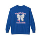 World’s Best Teacher Crewneck Sweatshirt — Bow & Pencil Teacher Gift