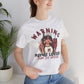 ** PERSONALIZE IT ** Warning: May Be Louder Than The Umpire Baseball T‑Shirt