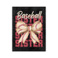 Baseball Sister Microfiber Blanket — Soft Velveteen Throw for Sports Sisters, Game Day Gift