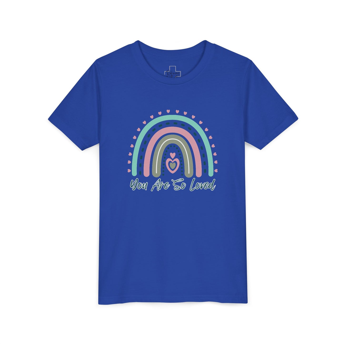 BELLA CANVAS-Youth Tee — Pastel Rainbow “You Are So Loved” Kids T‑Shirt