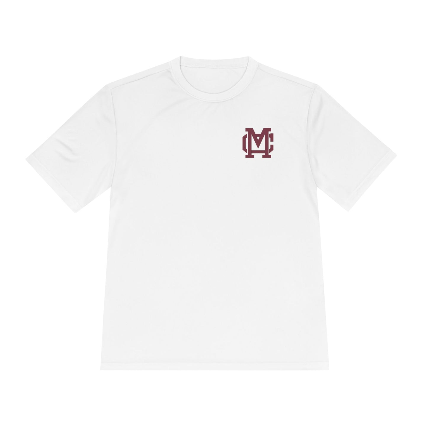 Moisture-Wicking Performance Tee with Maroon MC Chest Logo