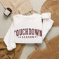 GILDAN - Touchdown Season Crewneck Sweatshirt — Football Game Day Pullover