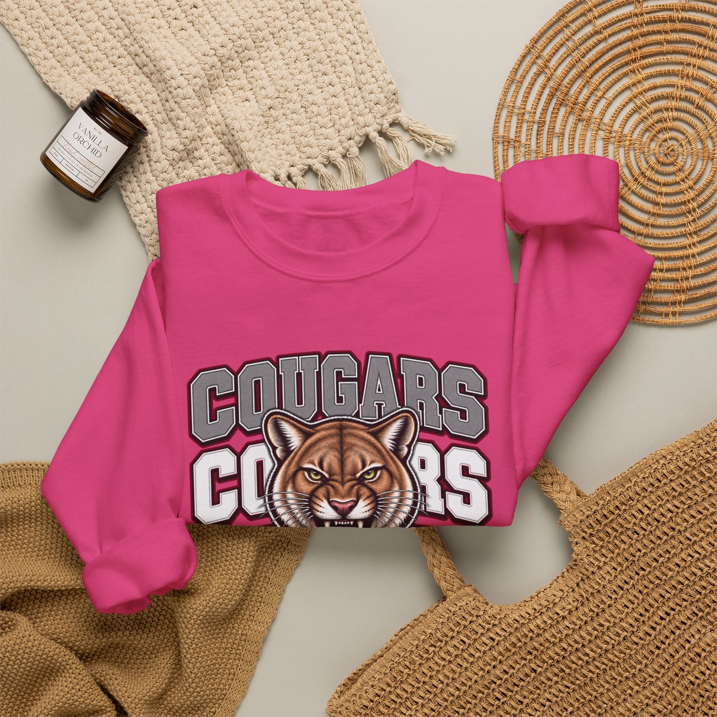 GILDAN - Cougars They Ain't Like Us Crewneck Sweatshirt