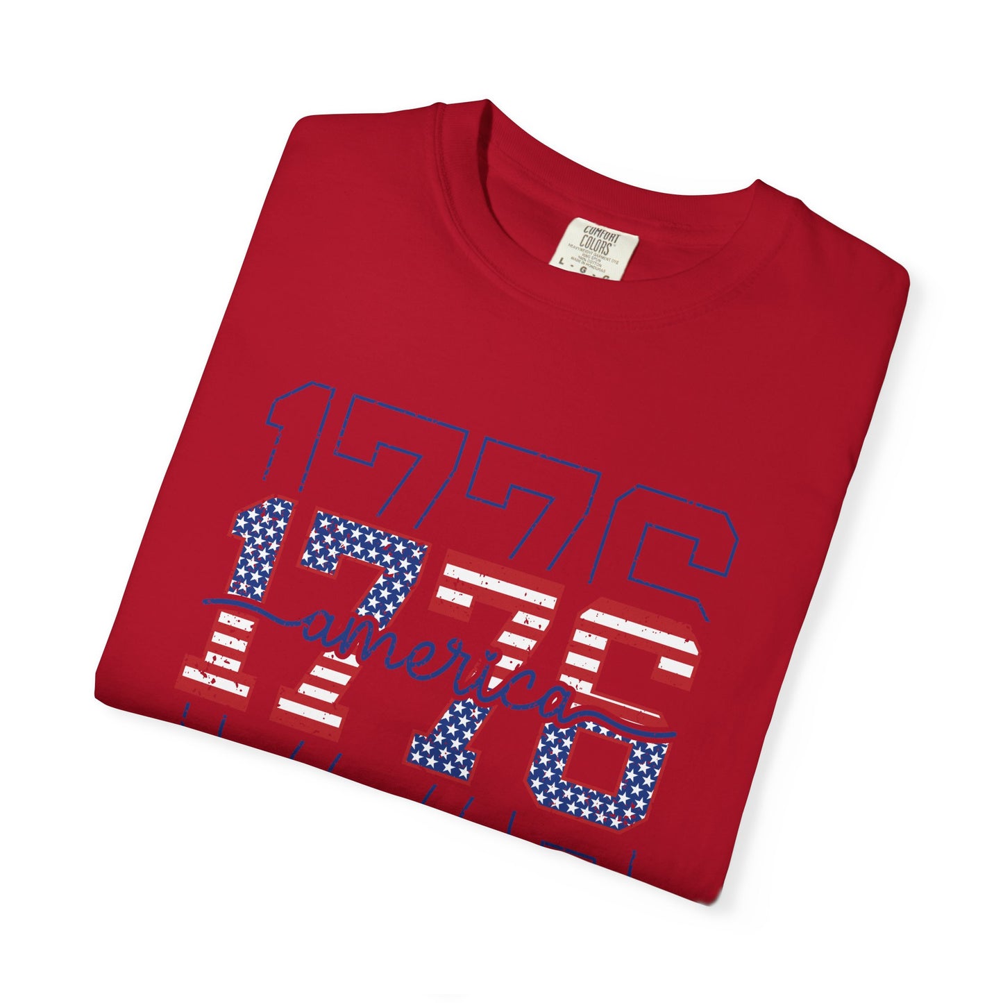 COMFORT COLORS - 1776 America Graphic T-Shirt — Patriotic Independence Day Tee
