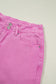 Black 2-Button High Waist Flared Bottom Jeans