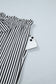 Black Stripe Plus Size Loose Straight Casual Pants