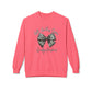 GILDAN - Crewneck Sweatshirt - 'Hate Hunting Season, Goodbye Husband' Camo Bow Graphic