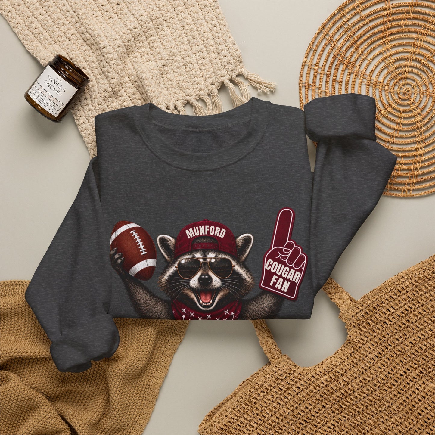 GILDAN - COUGARS - Unisex Heavy Blend™ Crewneck Sweatshirt