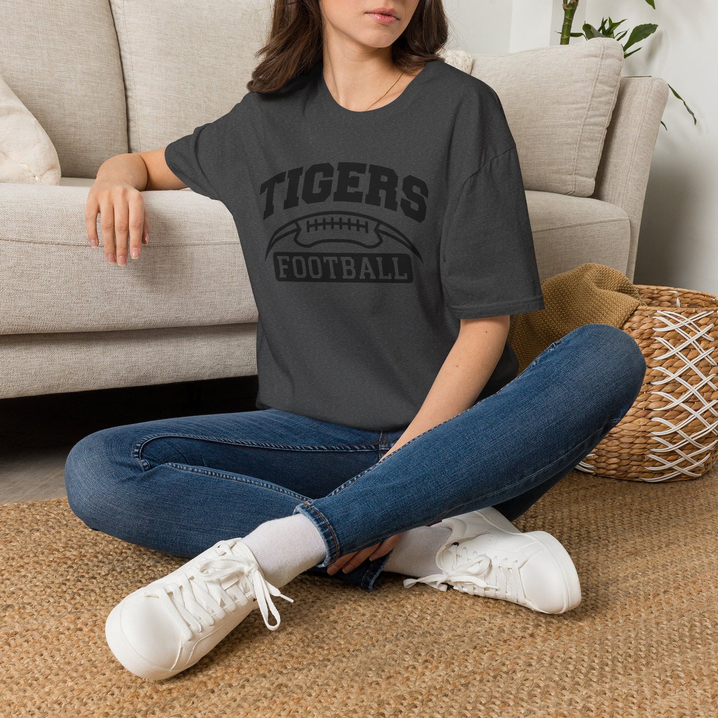 Tigers Football T-Shirt — Vintage Collegiate Football Tee