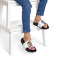 MUNFORD COUGARS - Youth Baseball Slide Sandals — 'Baseball' Script Removable-Strap Slides