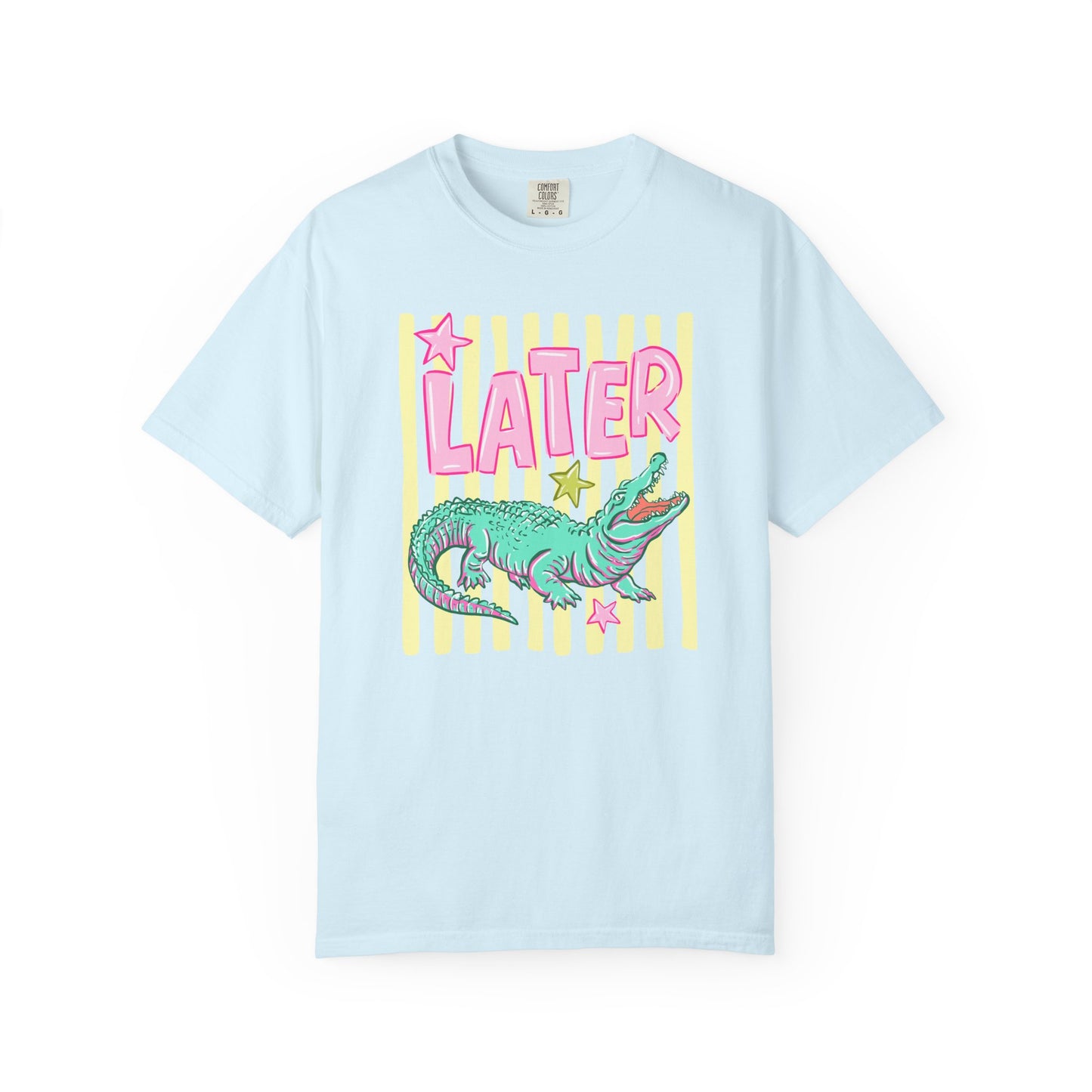 Later Alligator Graphic T-Shirt — "Later" Front / "After While" Back