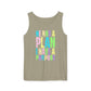 COMFORT COLORS - Inspirational Tank Top — "He Has a Plan, I Have a Purpose" Motivational Graphic Tank
