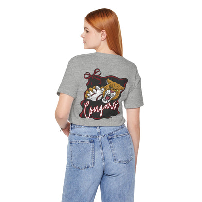BELLA CANVAS - Cougars Mascot Tee — Cougar Panther School Spirit T‑Shirt (Emerson #23)