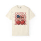 COMFORT COLORS - America Cherry Graphic T-Shirt — Patriotic 4th of July Tee