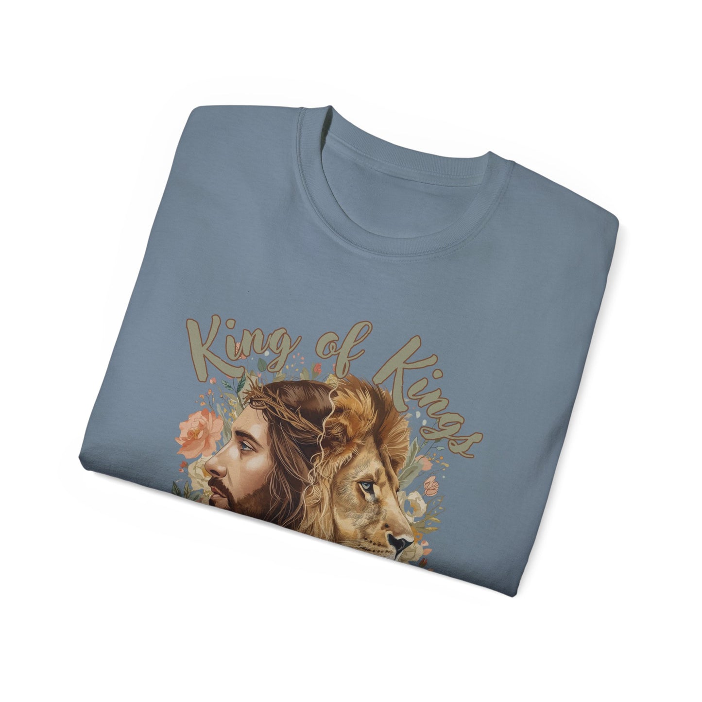 GILDAN - King of Kings Jesus & Lion T-Shirt — Faith Christian Tee