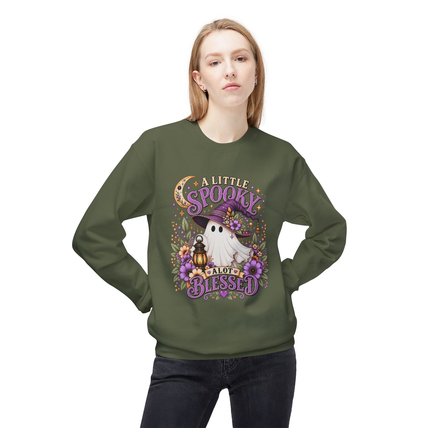 GILDAN - A LITTLE SPOOKY SWEATSHIRT