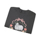 HE LEFT THE 99 WITH RIBBON FRAME ADULT SWEATSHIRT - FRONT AND BACK PRINT