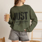 GILDAN  -Just Forgiven Sweatshirt — Christian Faith Crewneck (Not Perfect)